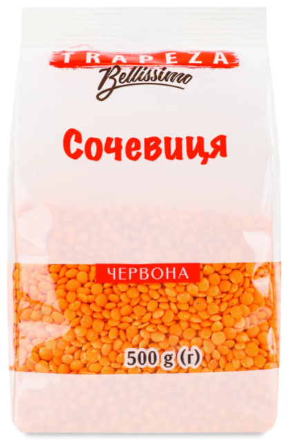 Сочевиця Trapeza червона, 500г